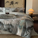 GobekUsa Chinese Digital Printing Bedding Set - Soft, Washed, Skin-Friendly Duvet Cover Kit
