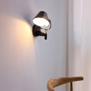 GobekUsa Industrial Black Silver Swing Arm Wall Lamp - Rotatable Miniature Table Lamp E27
