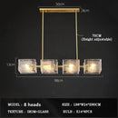 GobekUsa Crystal Ceiling Chandelier: Modern Luxury Pendant Light for Living Room and Restaurant