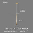 GobekUsa Gold-Plated LED Ceiling Chandelier for Staircase, Living Room, Kitchen, Attic