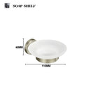 GobekUsa Brushed Nickel Stainless Steel Bathroom Hardware Set Towel Bar Ring Holder Robe Hook