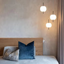 GobekUsa KUSHI LED Glass Pendant Light for Living Room, Kitchen, or Bedside Table