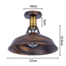 GobekUsa Industrial Flush Mount Light for Home Decor in Bedroom, Kitchen, Living Room