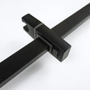 GobekUsa Black Shower Slider Adjustable Rail Set 3 Functions Simple Style 1.5M Hose