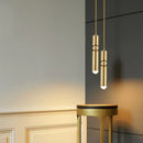 GobekUsa Gold Tube Pendant Light - Kitchen Bedside Hanging Lamp by AliLamp