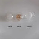 GobekUsa 1/4/8pcs Pack 1cm Opening G4 Glass Shade Replacement Globes for Chandelier