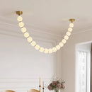 Nordic Beaded Alloy Pendant Light