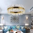GobekUsa Crystal LED Ring Chandelier for Luxury Decor & Lighting