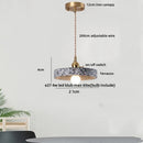 GobekUsa Black Terrazzo LED Pendant Lamp for Dining Living Room Staircase