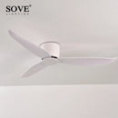 GobekUsa 6-Speed DC Motor Ceiling Fan Remote Control 17CM Low Floor Loft Decorative Fan