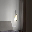 GobekUsa Black Pendant Lamps: Modern Bedroom Lighting with Long Cable