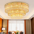 GobekUsa Large Crystal Ceiling Lamp: Elegant Home & Hotel Lighting Fixture