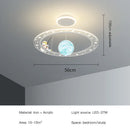 GobekUsa LED Chandelier for Boy's Room with Remote Control and Modern Design