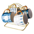 GobekUsa Japanese Style Ceramic Mug with Spoon and Lid