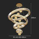 GobekUsa Crystal Chandelier: Modern Living Room Pendant Lamp for Elegant Interior Lighting