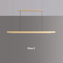 GobekUsa Linear LED Pendant Lights: Modern Kitchen Island Dining Room Lighting