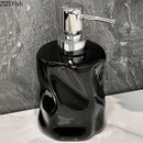 GobekUsa Wrinkle Ceramic Soap Dispenser Pump Bathroom Lotion Bottle Accessories