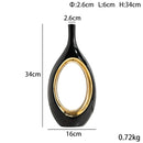 GobekUsa Golden Flower Vase for Home Decoration and Flower Arrangement