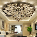 GobekUsa Dimmable LED Crystal Chandelier Chrome Ceiling Light Fixture
