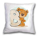 GobekUsa Cute Cartoon Bear Animal Pillow Case Cushion Cover for Sofa, Children Room Decor