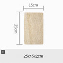 GobekUsa Beige Travertine Marble Plate for Pastry Cheese Dessert Coffee & Bathroom Essentials