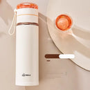 GobekUsa Glass Thermos Cup Tea Separation Set Vacuum Bottle Stainless Steel Office Business Style