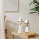 GobekUsa Luxe Marble Candle Holder - Modern Minimalist Style