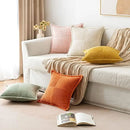 GobekUsa Boho Striped Pillow Covers for Sofa Bed Decor, 45x45 White Polyester Pillowcases