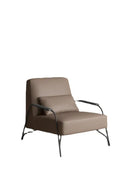 GobekUsa Italian Style Light Luxury Single Sofa Chair for Minimalist Living Room and Bedroom