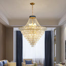 GobekUsa Crystal Duplex Chandelier: Modern & Elegant for Hotels, Villas, & Living Spaces