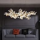 GobekUsa Gold Grape Luxury Glass Pendant Chandeliers for Living Room and Kitchen