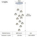 GobekUsa Crystal LED Chandelier for Luxe Living Spaces