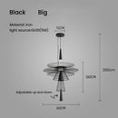 GobekUsa LED Iron Pendant Chandelier for Dining Room, Nordic Design Ceiling Light