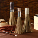 GobekUsa Bamboo Kitchen Pot Brush with Long Handle for Green Cleaning