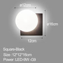 GobekUsa Glass Ball LED Wall Lamp for Bedroom Living Room Indoor Lighting