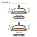 GobekUsa Cake Dessert Wood Plate with Glass Dust Cover | Elegant Serving Dish for Various Treats
