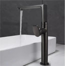 GobekUsa Gold Brass Bathroom Basin Faucet, Single Handle Hot & Cold Mixer Tap
