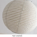 GobekUsa Japanese Style LED E27 Round Ball Pendant Lamp for Home Decor