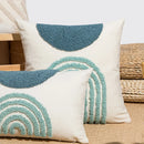 GobekUsa Half Circle Loop Tufted Cushion Cover Embroidered Pillow Covers for Living Room