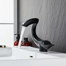 GobekUsa Black Gold Brass Bathroom Faucet Mixer Sink Tap Deck Mounted Chrome Gray