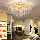 GobekUsa Crystal Ceiling Chandelier: Modern Luxury for Living, Dining, Bedroom, Hotel, Hall Décor