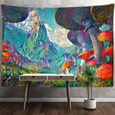 GobekUsa Jellyfish Underwater Tapestry: Psychedelic Alien Art for Home Decor