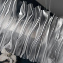 GobekUsa Acrylic Ceiling Chandelier for Art Restaurant Hotel Living Room Kitchen LED Ring Light