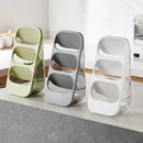 GobekUsa 3-Tier Cutlery Rack - Kitchen Utensil Organizer