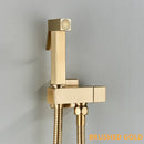 GobekUsa Brass Bidet Faucet Mixer for Cold Water Sprayer Head Jet Toilet Faucet