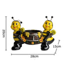 GobekUsa Bee Resin Vase: Creative Cartoon Plant Pot for Cheerful Floral Arrangement