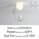 GobekUsa Kids Cartoon Panda Polar Bear Ceiling Light Chandelier for Boys and Girls' Bedroom