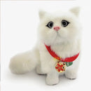 GobekUsa Cat Dog Plush Ornaments Dolls for Home Decor & TV, Realistic Pet Figurines