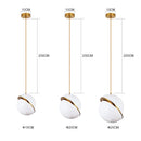 GobekUsa Golden Ball Pendant Light | Nordic Style Dining Room Chandelier