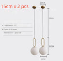 GobekUsa Golden Glass Ball Pendant Lights Fixture for Kitchen Bedroom Decor